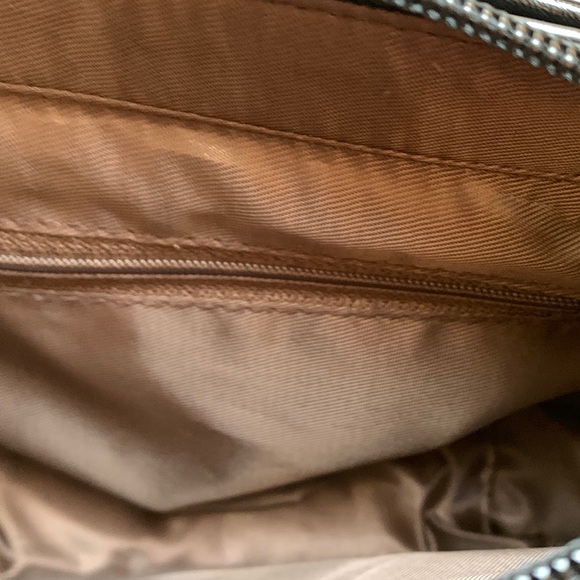 URBAN EXPRESSIONS NWT VEGAN LEATHER SUPER CUTE LINED BLACK BAG W/ GREAT DETAILS - Picture 6 of 6